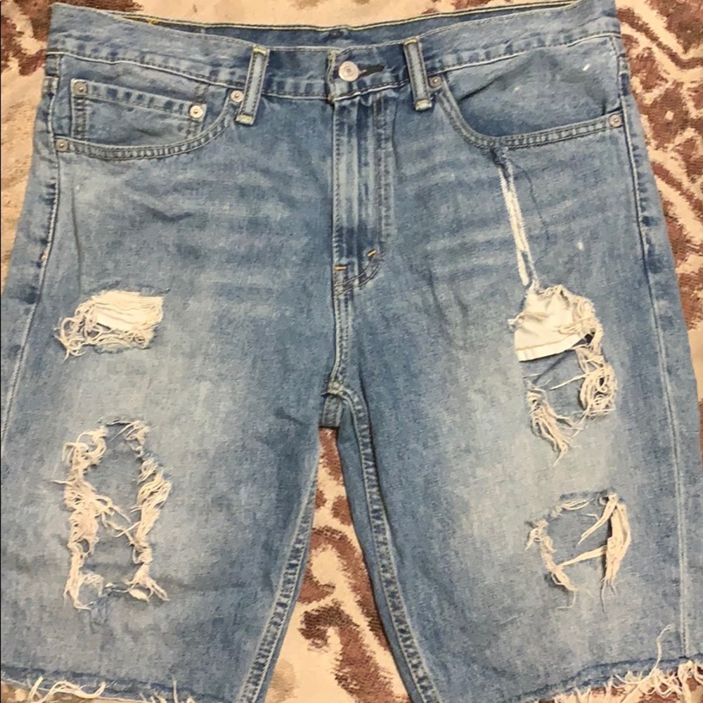 Men Levi Jean Shorts